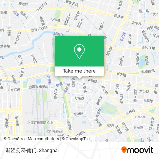 新泾公园-南门 map