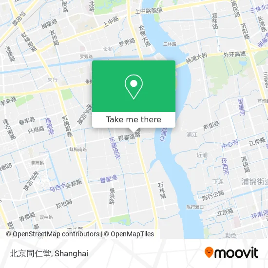 北京同仁堂 map