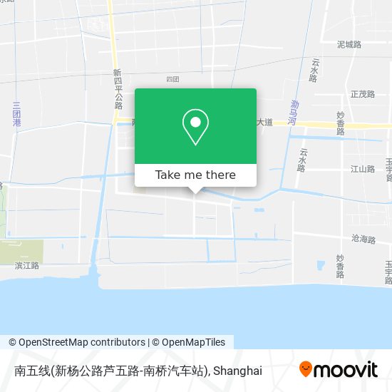 南五线(新杨公路芦五路-南桥汽车站) map
