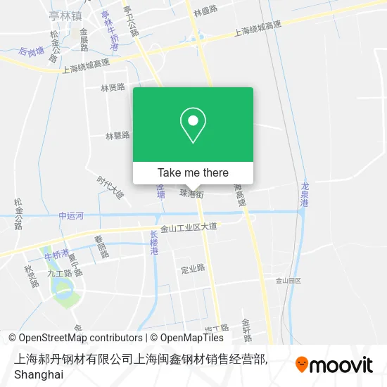 上海郝丹钢材有限公司上海闽鑫钢材销售经营部 map
