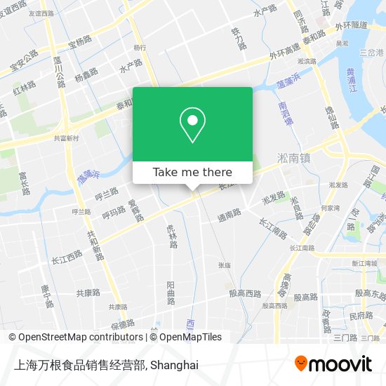 上海万根食品销售经营部 map
