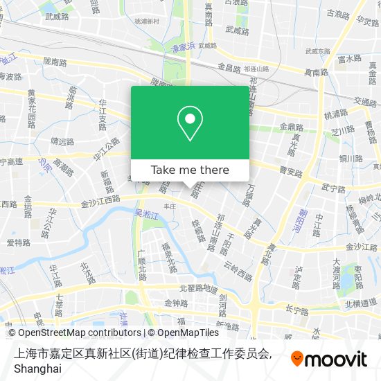 上海市嘉定区真新社区(街道)纪律检查工作委员会 map
