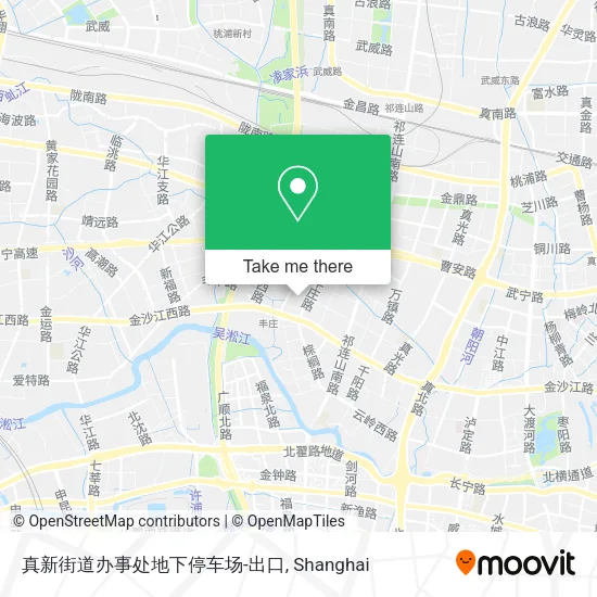 真新街道办事处地下停车场-出口 map