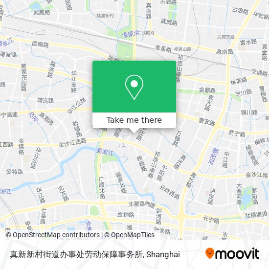 真新新村街道办事处劳动保障事务所 map