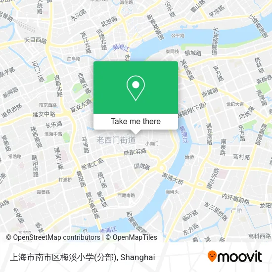 上海市南市区梅溪小学(分部) map