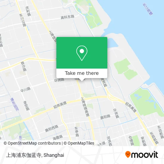 上海浦东伽蓝寺 map