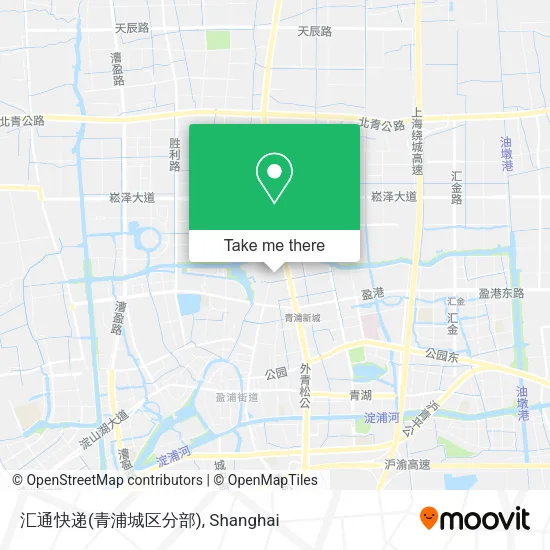 汇通快递(青浦城区分部) map