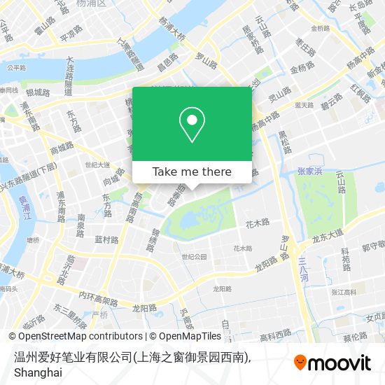 温州爱好笔业有限公司(上海之窗御景园西南) map