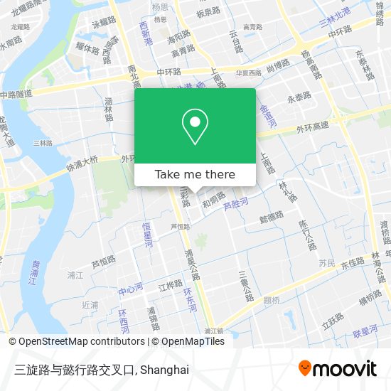 三旋路与懿行路交叉口 map