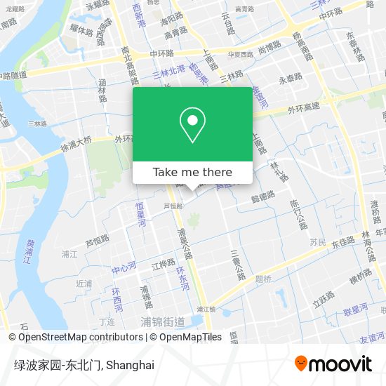 绿波家园-东北门 map