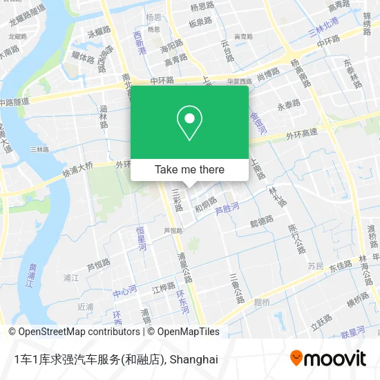 1车1库求强汽车服务(和融店) map
