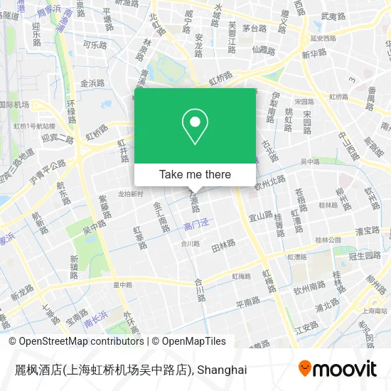 麗枫酒店(上海虹桥机场吴中路店) map