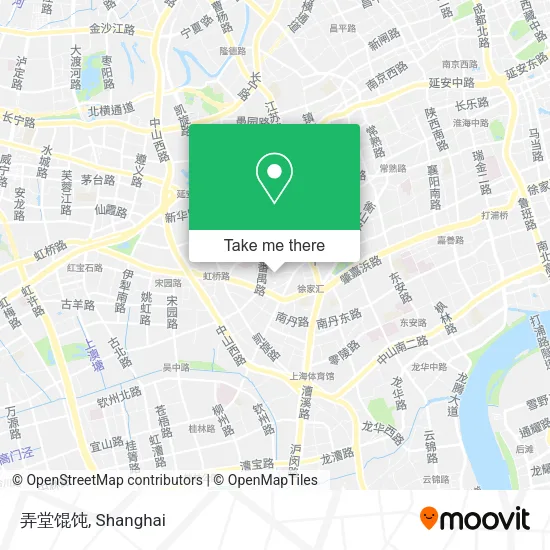 弄堂馄饨 map