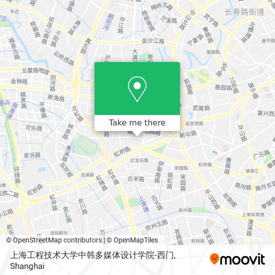 上海工程技术大学中韩多媒体设计学院-西门 map