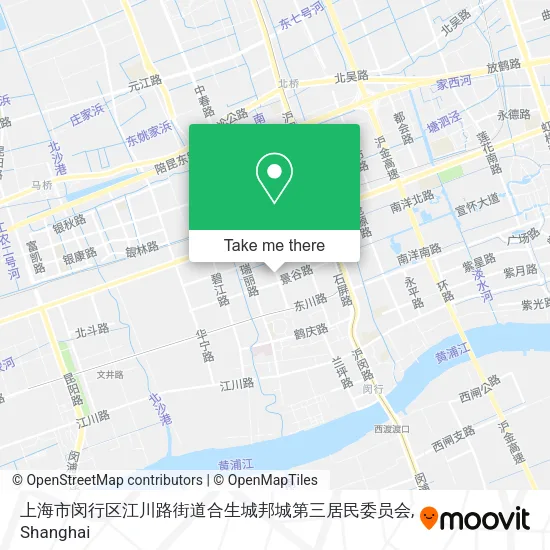 上海市闵行区江川路街道合生城邦城第三居民委员会 map