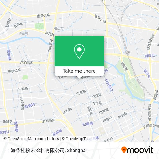 上海华杜粉末涂料有限公司 map