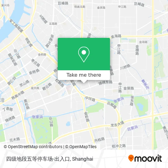 四级地段五等停车场-出入口 map