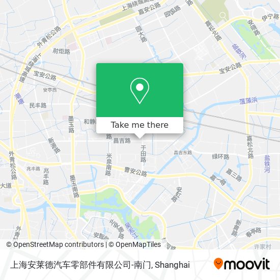 上海安莱德汽车零部件有限公司-南门 map