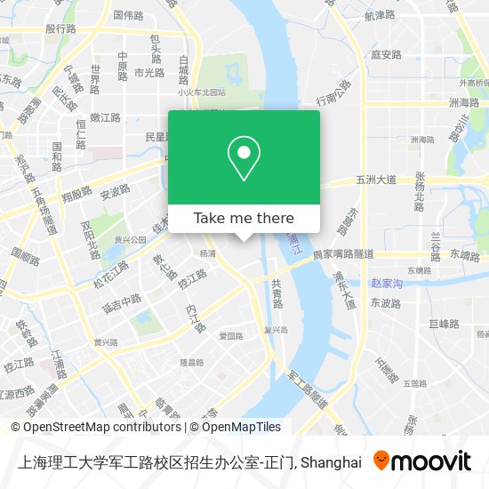 上海理工大学军工路校区招生办公室-正门 map