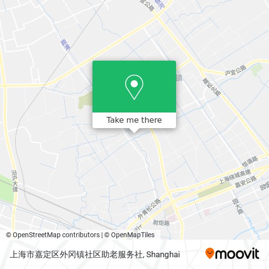 上海市嘉定区外冈镇社区助老服务社 map