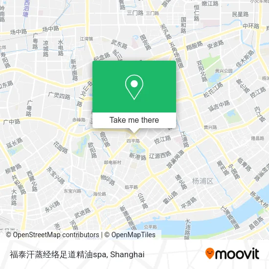 福泰汗蒸经络足道精油spa map