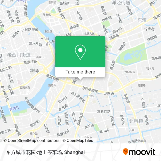 东方城市花园-地上停车场 map