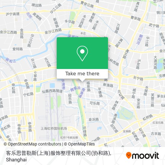 客乐思普勒斯(上海)服饰整理有限公司(协和路) map