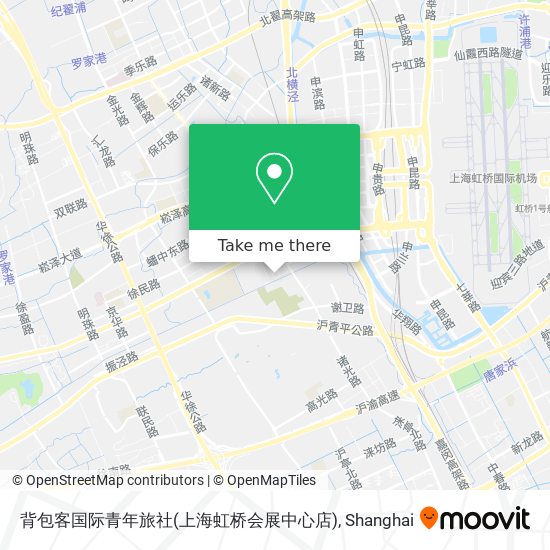 背包客国际青年旅社(上海虹桥会展中心店) map