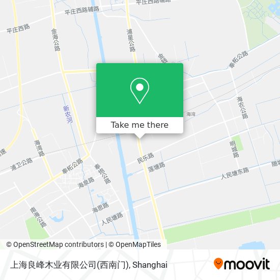 上海良峰木业有限公司(西南门) map