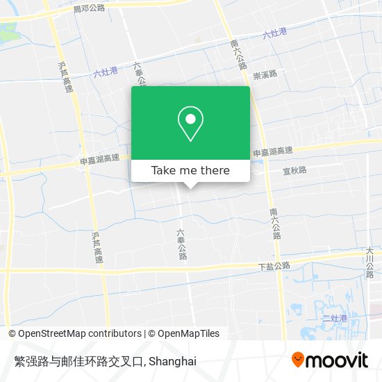 繁强路与邮佳环路交叉口 map