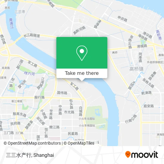 三三水产行 map