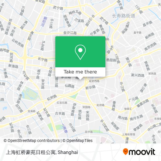 上海虹桥豪苑日租公寓 map