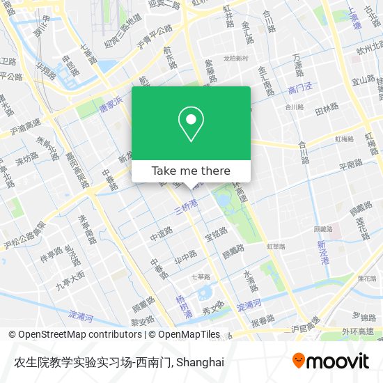农生院教学实验实习场-西南门 map