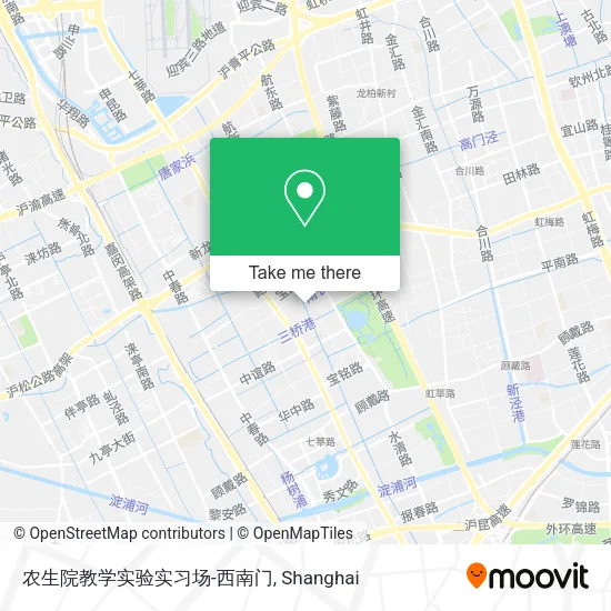 农生院教学实验实习场-西南门 map