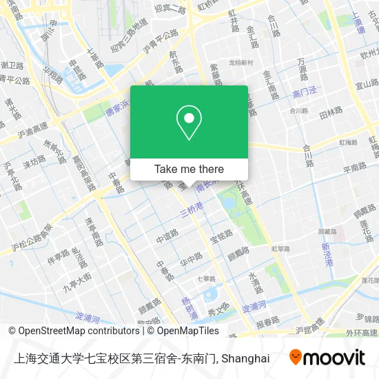 上海交通大学七宝校区第三宿舍-东南门 map