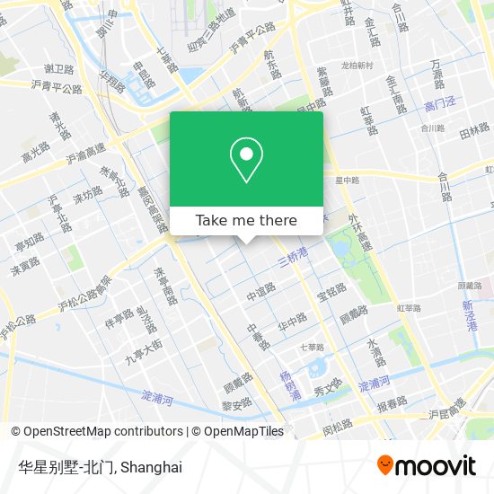华星别墅-北门 map