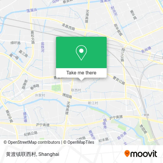 黄渡镇联西村 map
