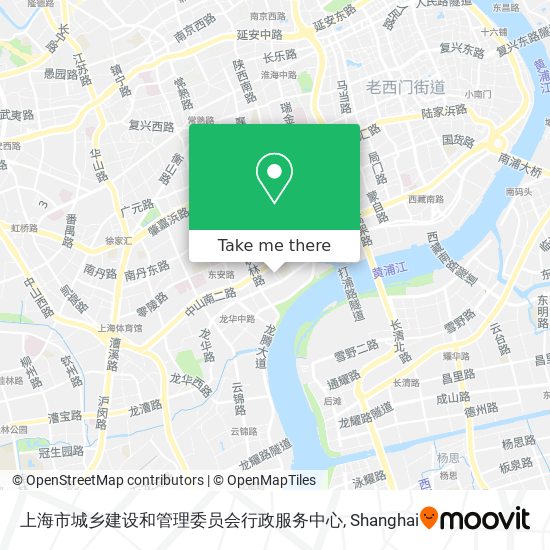 上海市城乡建设和管理委员会行政服务中心 map