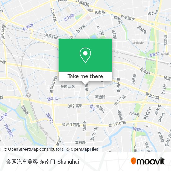 金园汽车美容-东南门 map