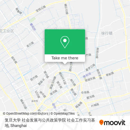 复旦大学 社会发展与公共政策学院 社会工作实习基地 map
