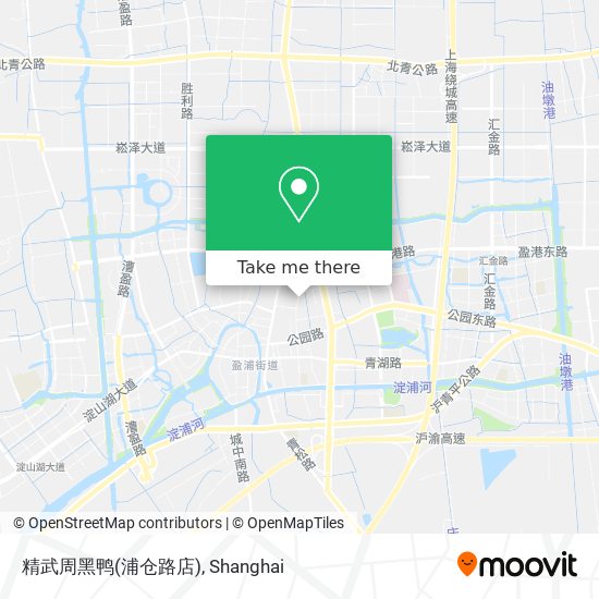 精武周黑鸭(浦仓路店) map