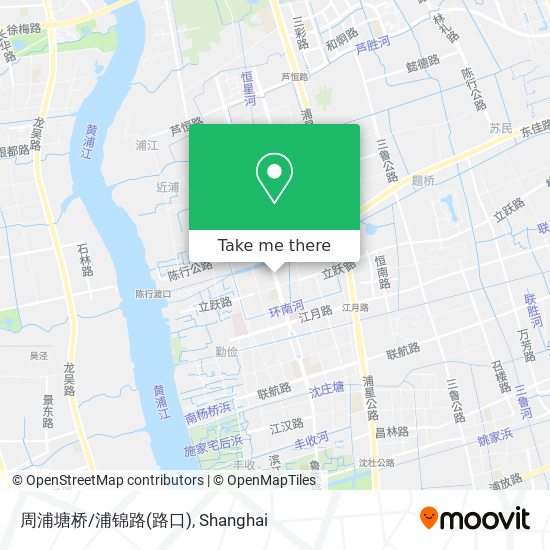周浦塘桥/浦锦路(路口) map