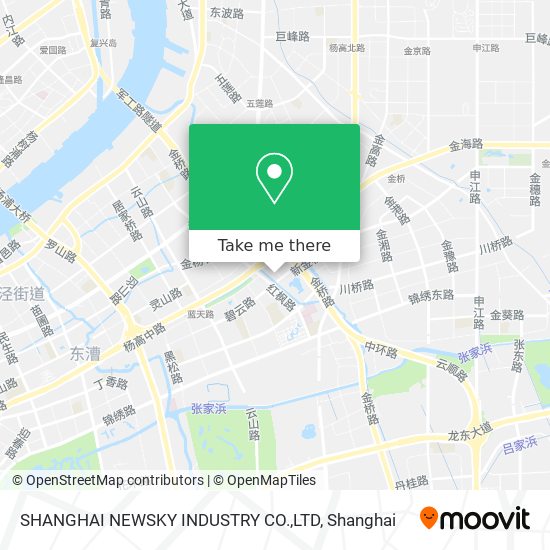 SHANGHAI NEWSKY INDUSTRY CO.,LTD map