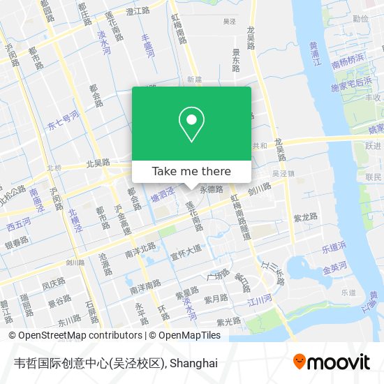 韦哲国际创意中心(吴泾校区) map