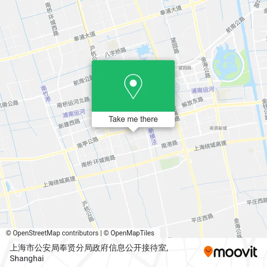 上海市公安局奉贤分局政府信息公开接待室 map