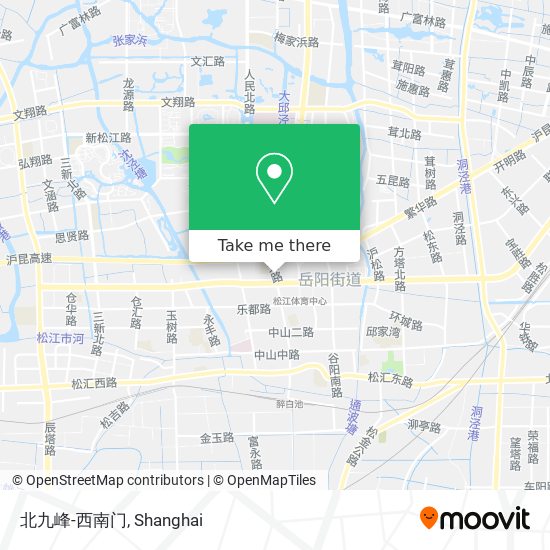 北九峰-西南门 map