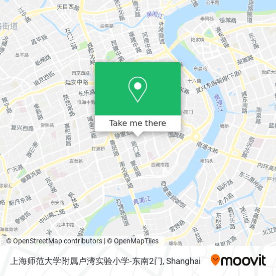 上海师范大学附属卢湾实验小学-东南2门 map