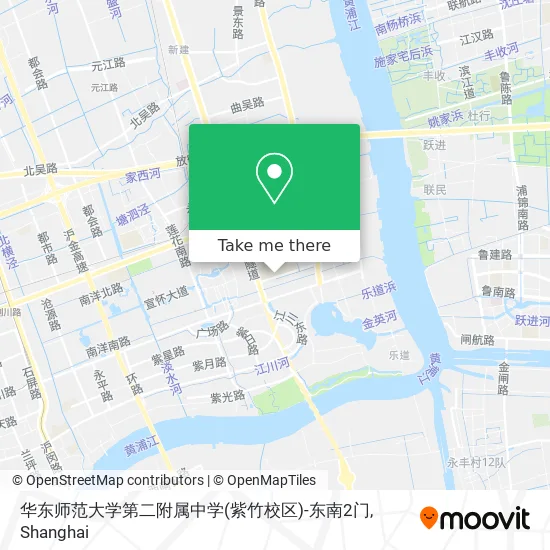 华东师范大学第二附属中学(紫竹校区)-东南2门 map