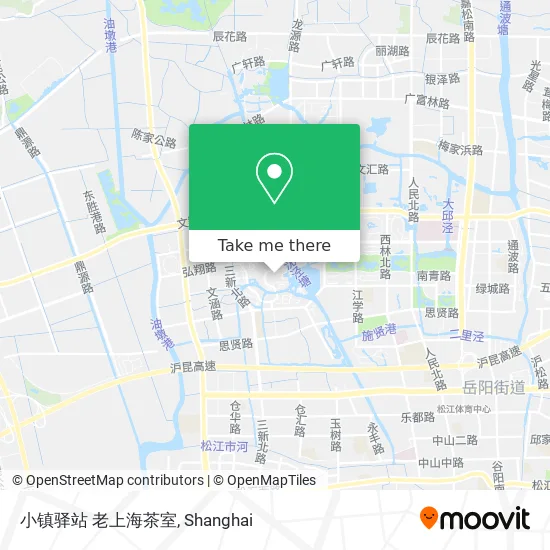 小镇驿站 老上海茶室 map