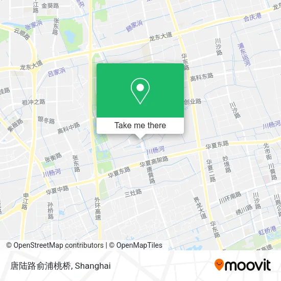唐陆路俞浦桃桥 map